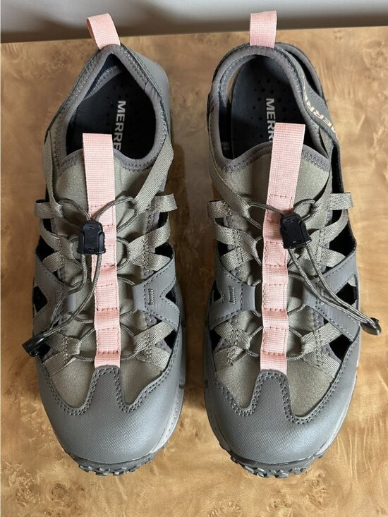 Merrell Shoes - NEW Merrell Women's 10.5 Gray Pink Water Hiking Trail Shoes J004290 Brindle